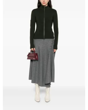 Victoria Beckham ジップフロント パッチポケット カーディガン - サムネイル2