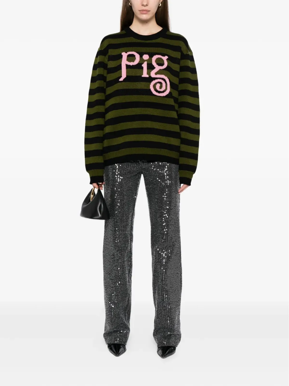 Ashish グラフィックプリント スウェットシャツ グリーン - 画像2