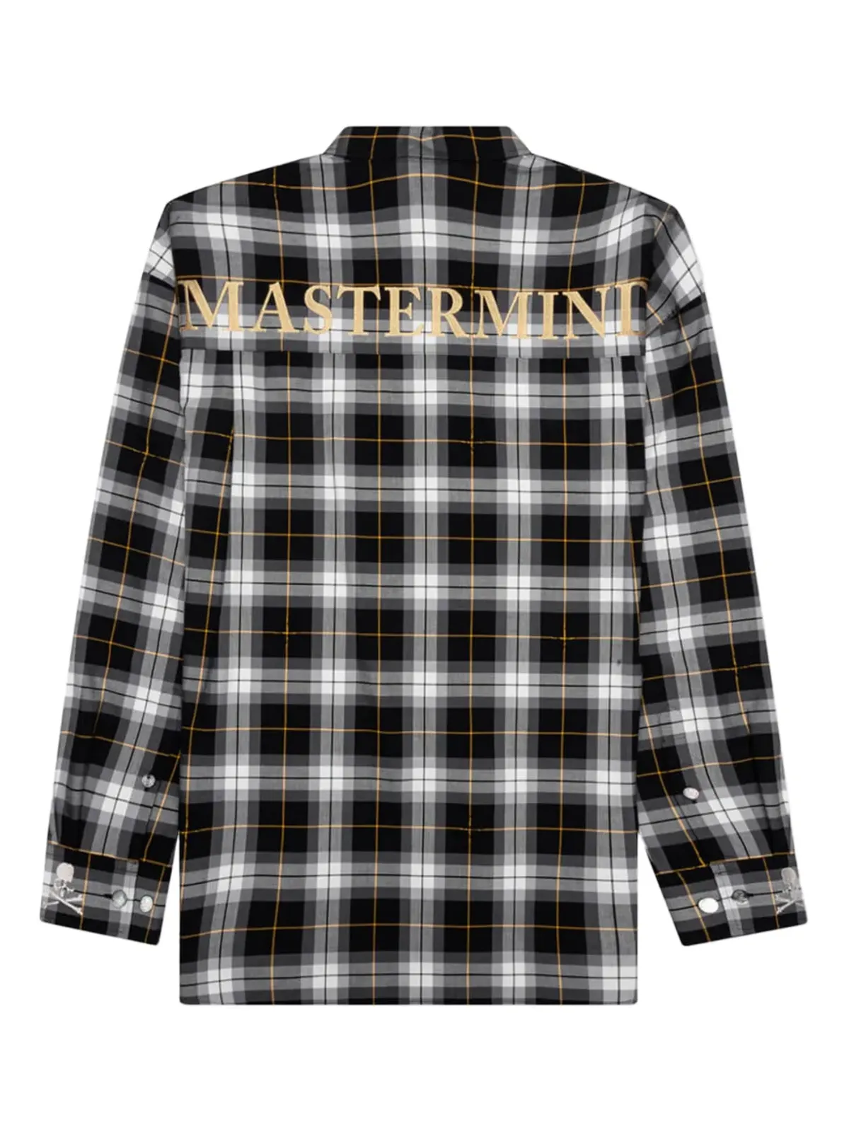 Mastermind World スカル刺繍入りチェックシャツ - 画像2