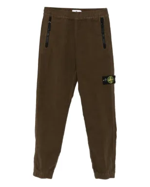 Stone Island Junior ジップポケット ロゴパンツ - サムネイル1