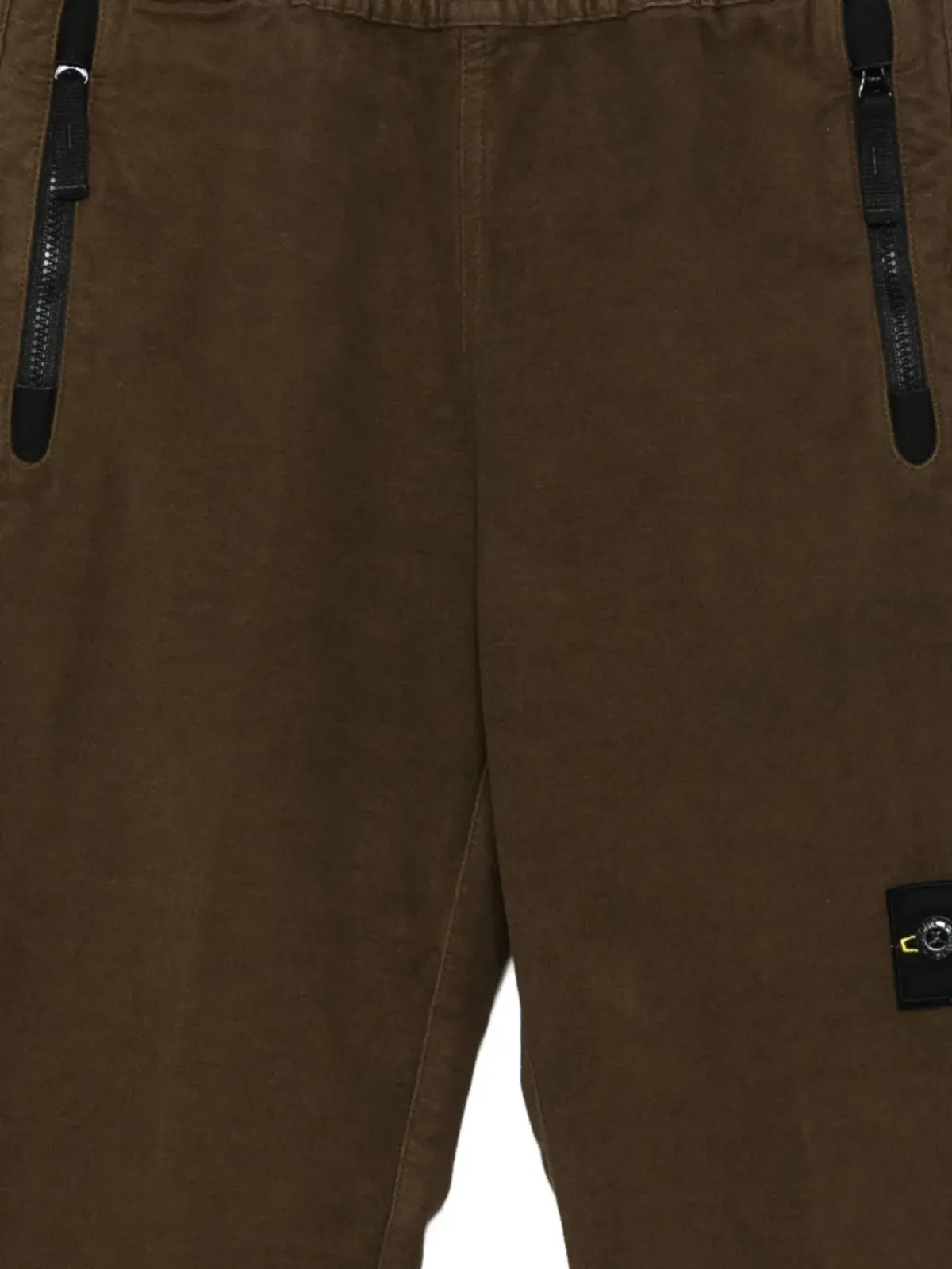 Stone Island Junior ジップポケット ロゴパンツ - 画像3