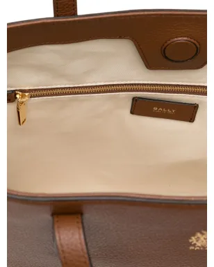 Bally ロゴスタンプ レザー トートバッグ - サムネイル5