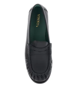 VINNY'S penny-strap leather loafers - Black - サムネイル3
