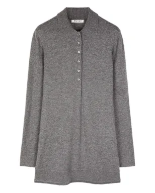 Ports 1961 カシミヤポロシャツ グレー - サムネイル1