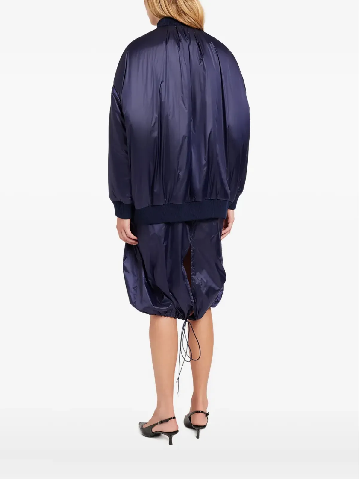 Ports 1961 キルテッド スナップファスニング ボンバー ジャケット - 画像3