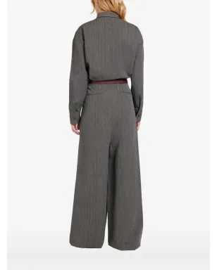 Ports 1961 プリーツヘリンボーンパンツ - サムネイル3
