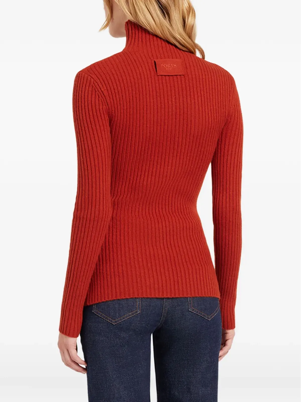 Ports 1961 リブ編みタートルネックセーター - 画像3