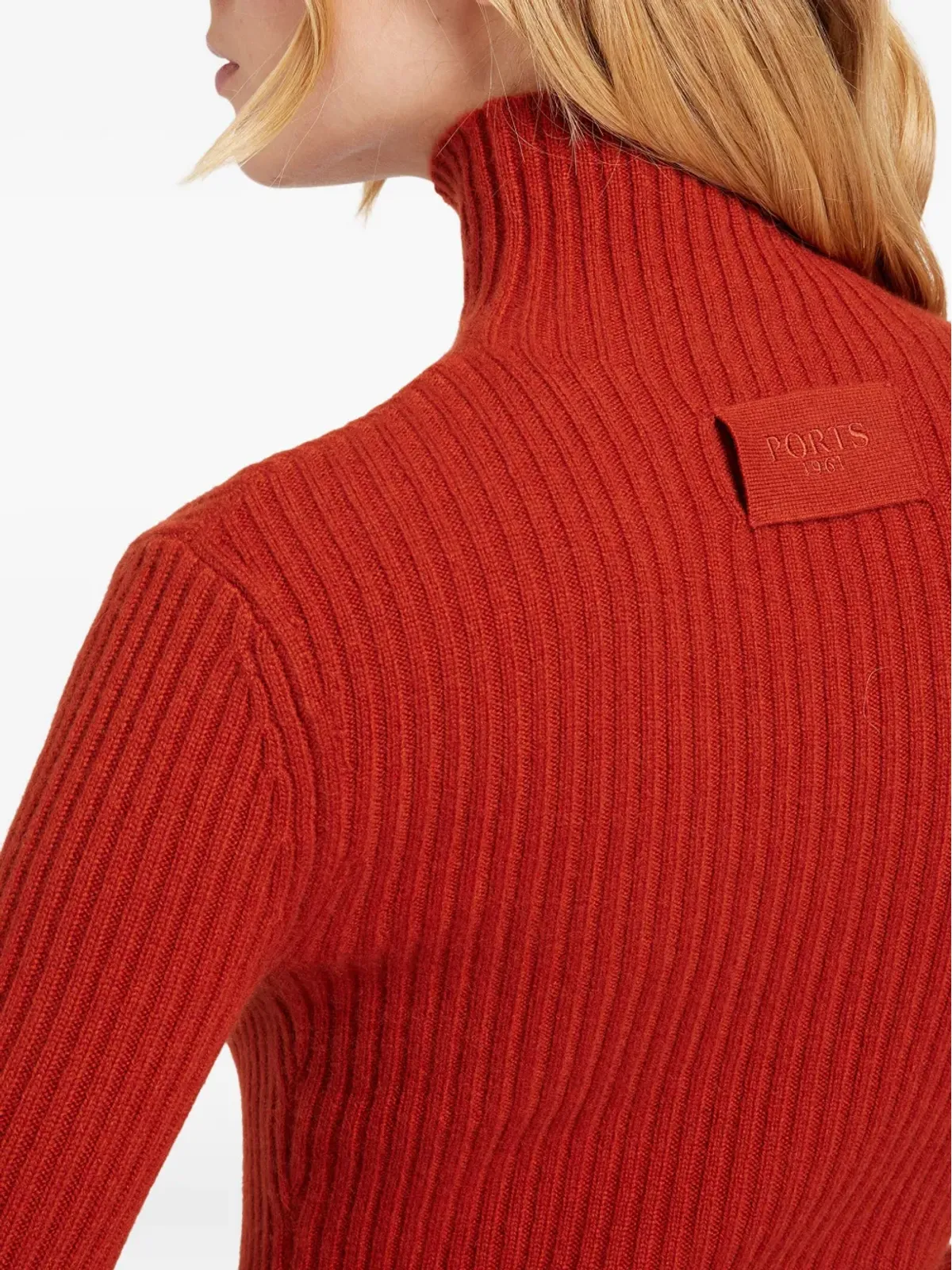 Ports 1961 リブ編みタートルネックセーター - 画像4