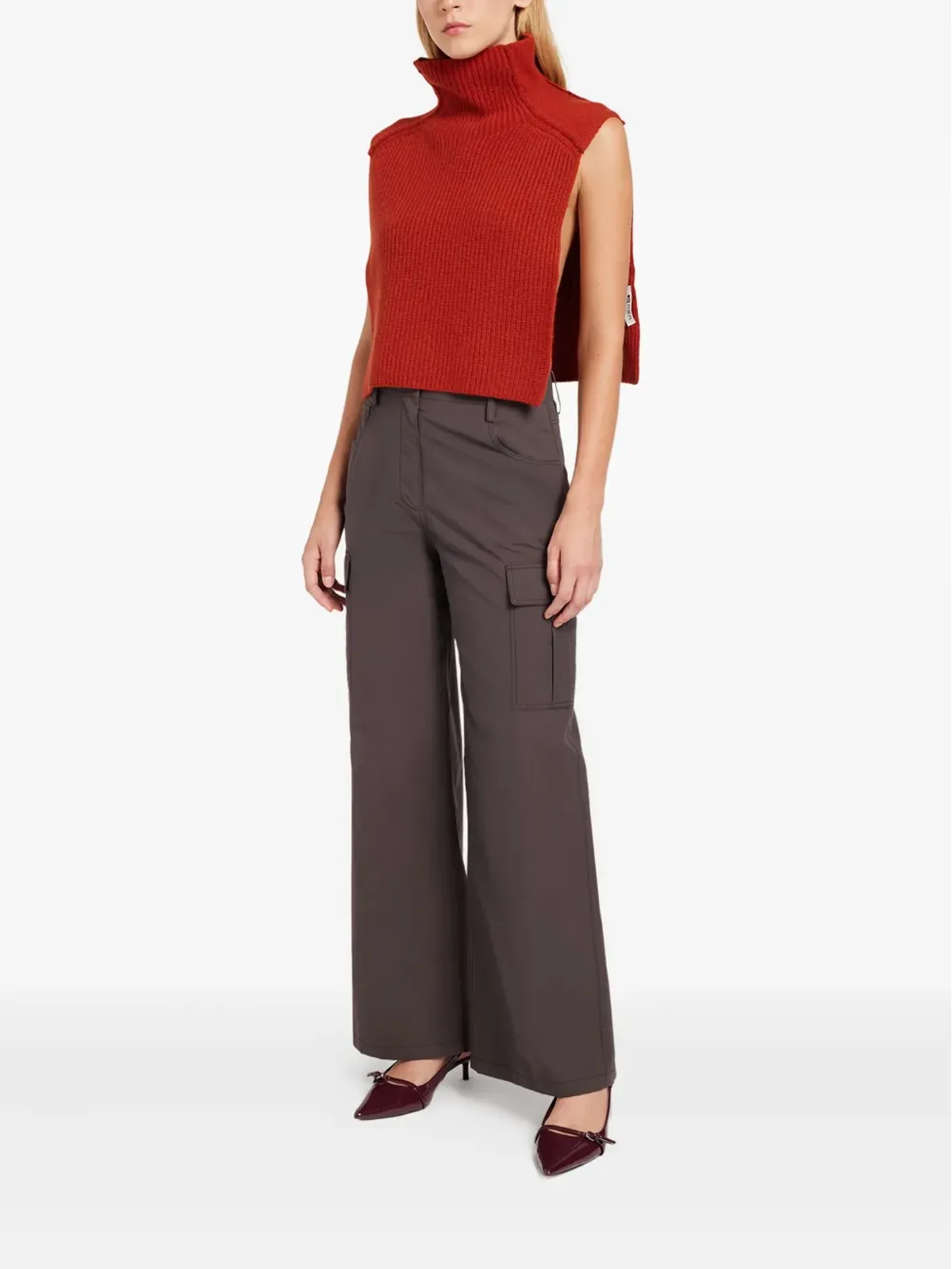 Ports 1961 タートルネック ケープセーター - 画像2