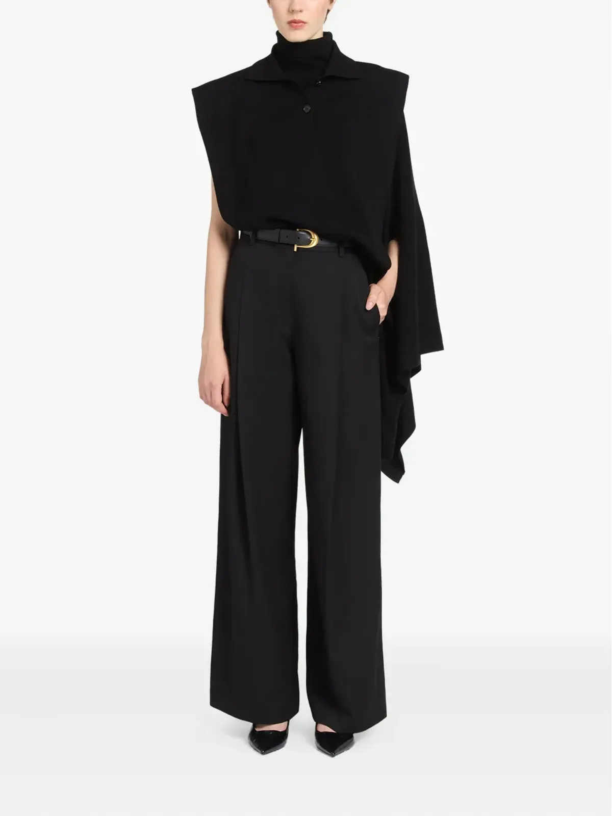 Ports 1961 ポロネック ケープセーター - 画像2
