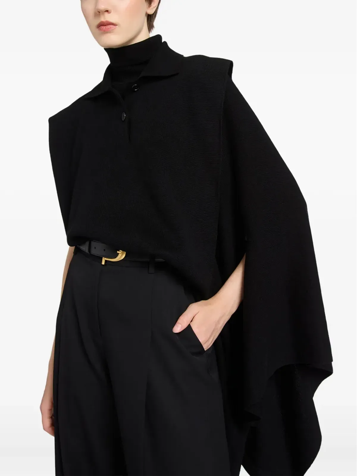 Ports 1961 ポロネック ケープセーター - 画像4