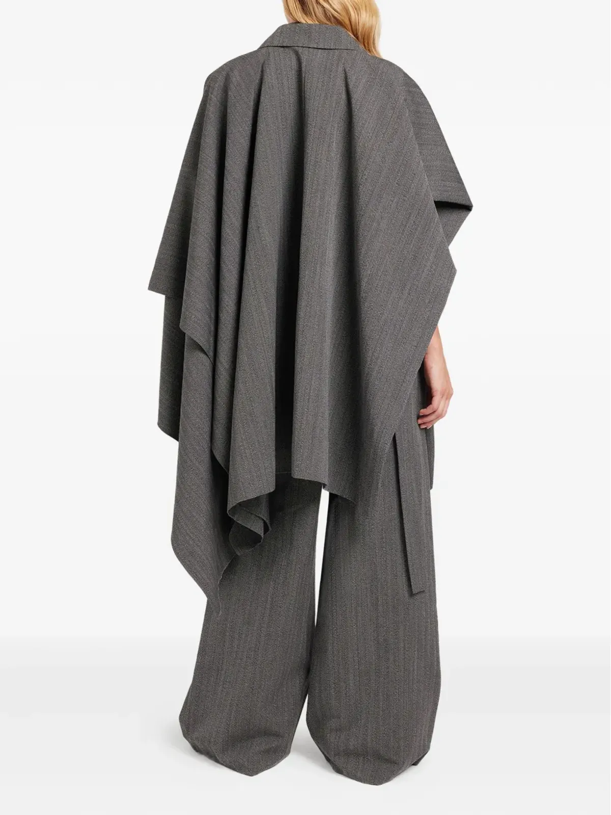 Ports 1961 ダーリング ピンストライプ ケープコート - 画像3