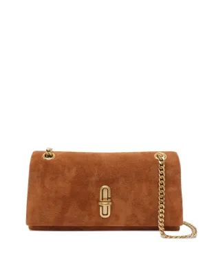 Marc Jacobs mini The Dual Chain suede shoulder bag - Brown - サムネイル1