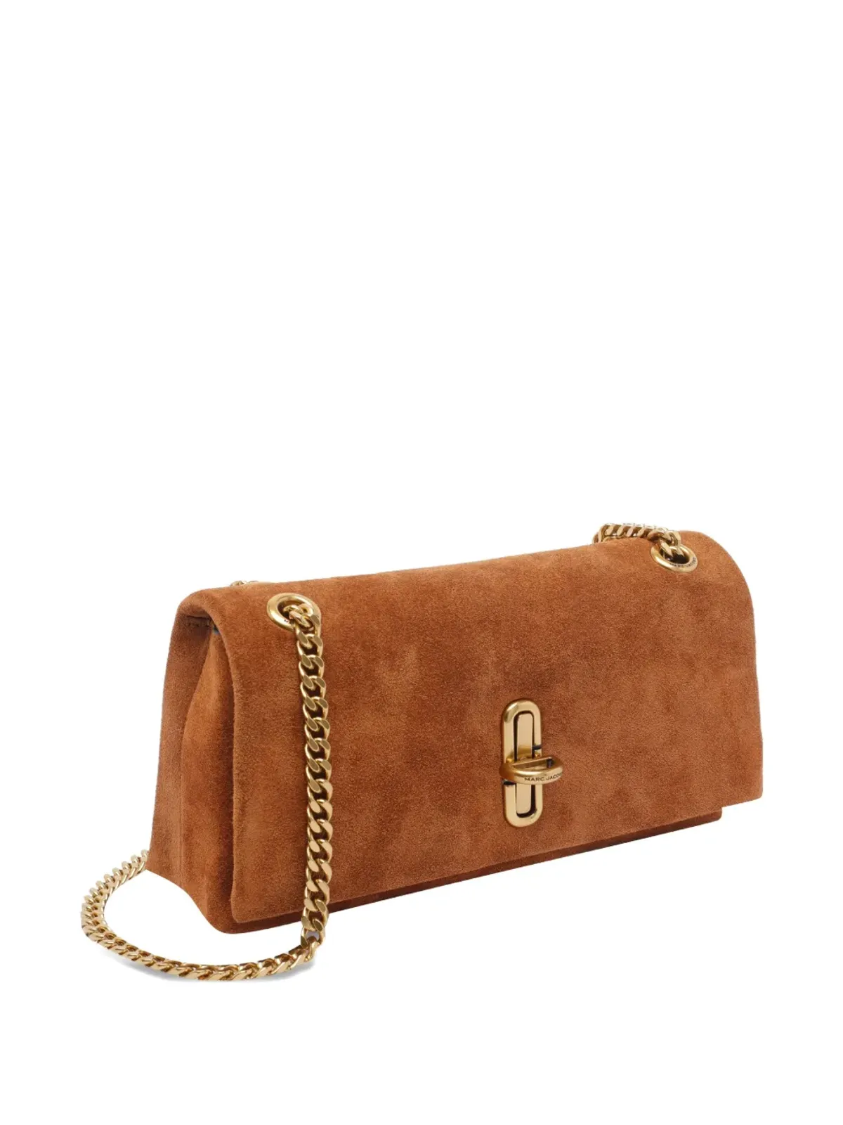 Marc Jacobs mini The Dual Chain suede shoulder bag - Brown - 画像3
