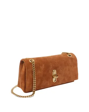 Marc Jacobs mini The Dual Chain suede shoulder bag - Brown - サムネイル3