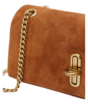 Marc Jacobs mini The Dual Chain suede shoulder bag - Brown - サムネイル4
