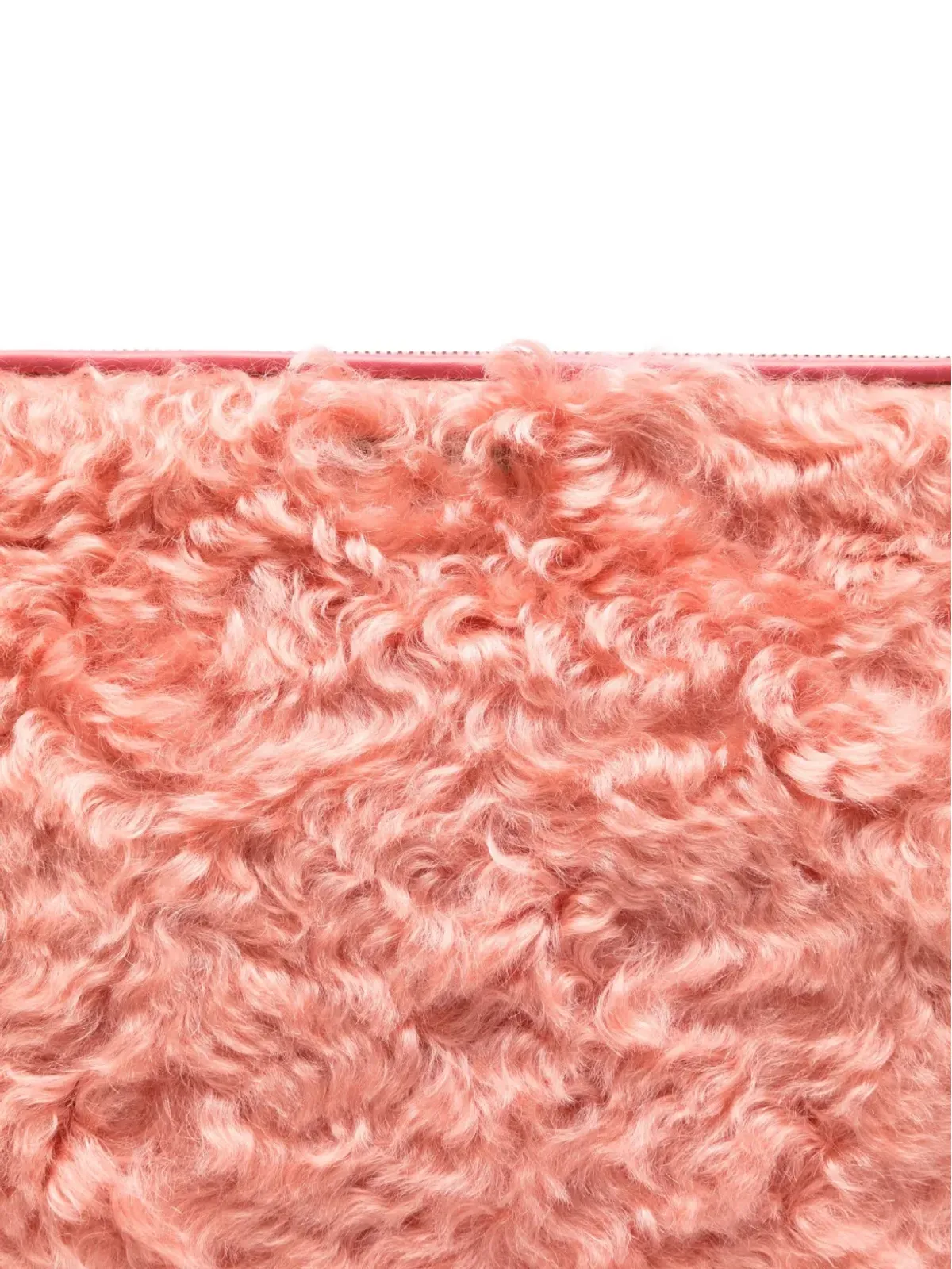 Miu Miu ジップトップシアリングクラッチバッグ - 画像4