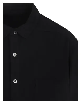 Rick Owens DRKSHDW ポケット・トレーリングテールシャツ - サムネイル3