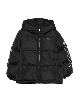 Off-White Kids アロー柄プリント パファージャケット - サムネイル1