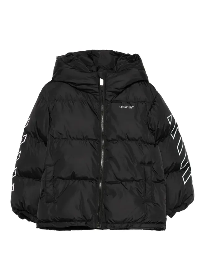 Off-White Kids Off-White Kids アロー柄プリント パファージャケットの商品画像