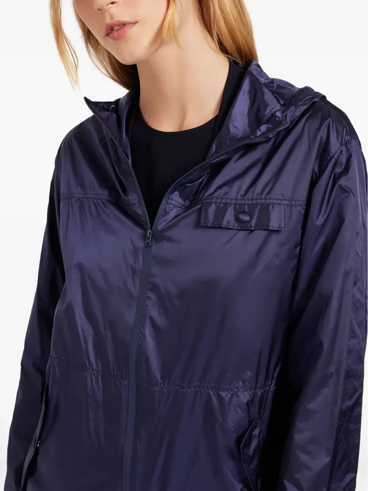 Ports 1961 Ocean Breeze フード付きドローストリングジャケット - 画像4