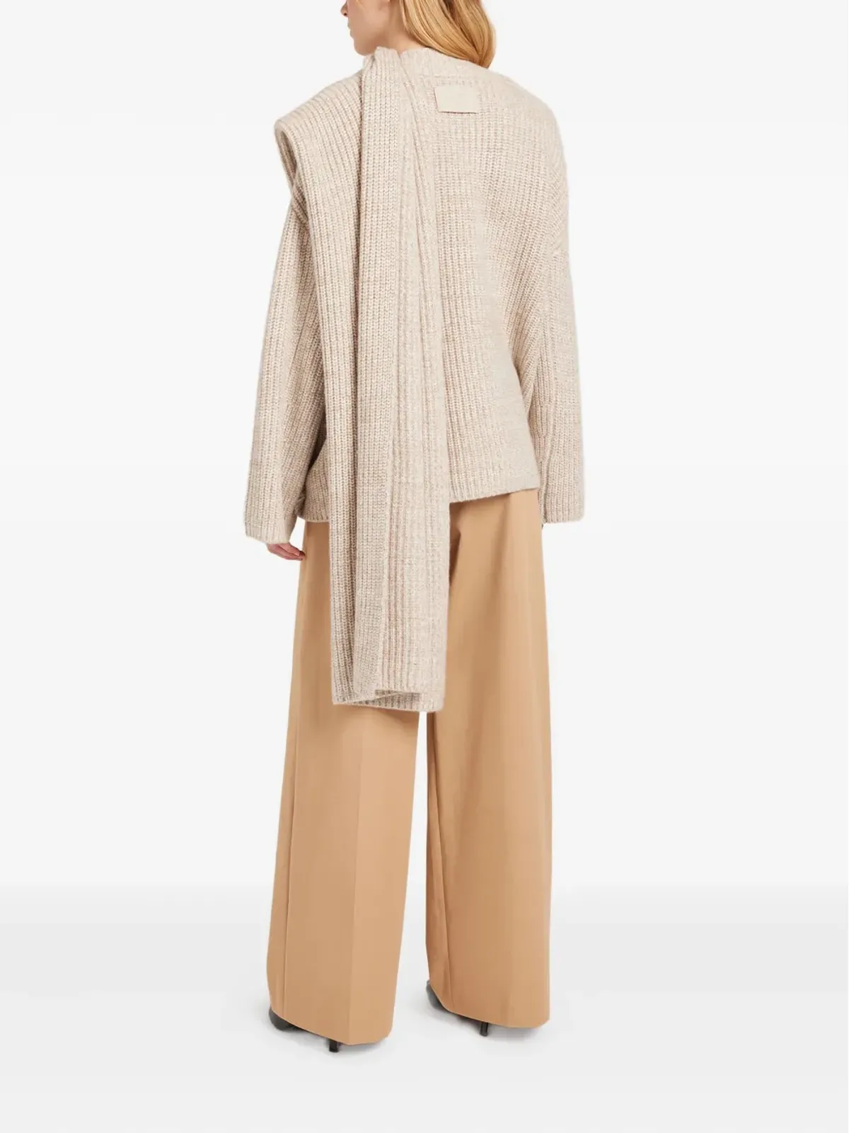 Ports 1961 アシンメトリック ラップセーター - 画像3