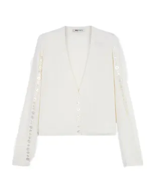 Ports 1961 スパンコール付きボタンカーディガン - サムネイル1