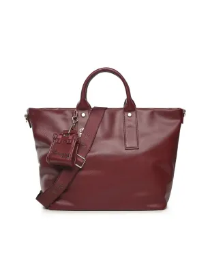 V°73 detachable-strap tote bag - Red - サムネイル1
