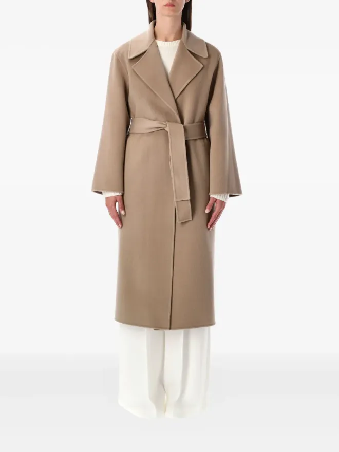 Alberta Ferretti Alberta Ferretti ベルテッドラップコートの商品画像