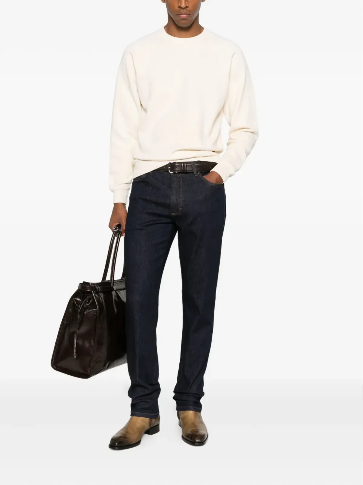 Zegna ファイブポケットジーンズ - 画像2