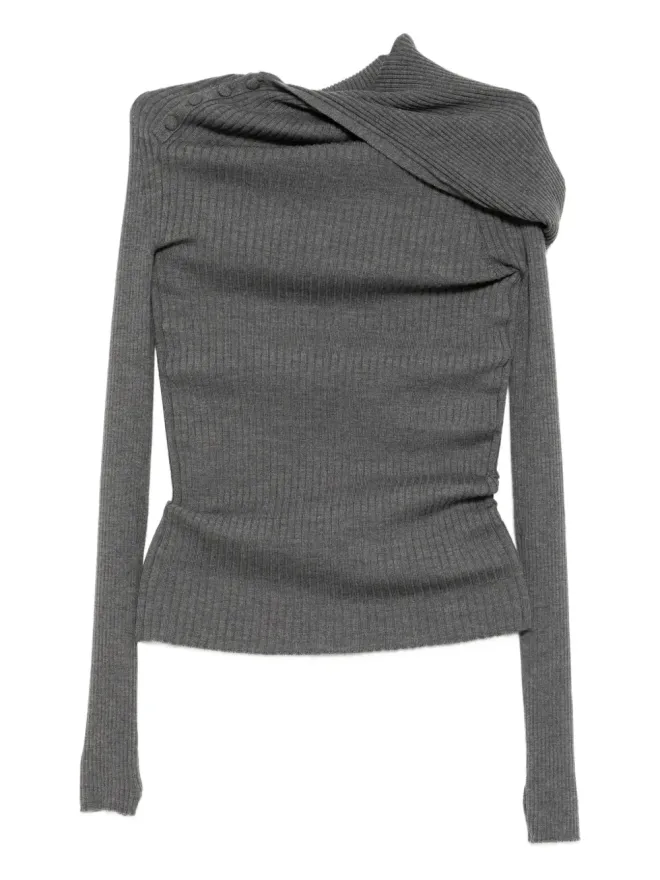 Jean Paul Gaultier Jean Paul Gaultier ホルターネックニットトップの商品画像