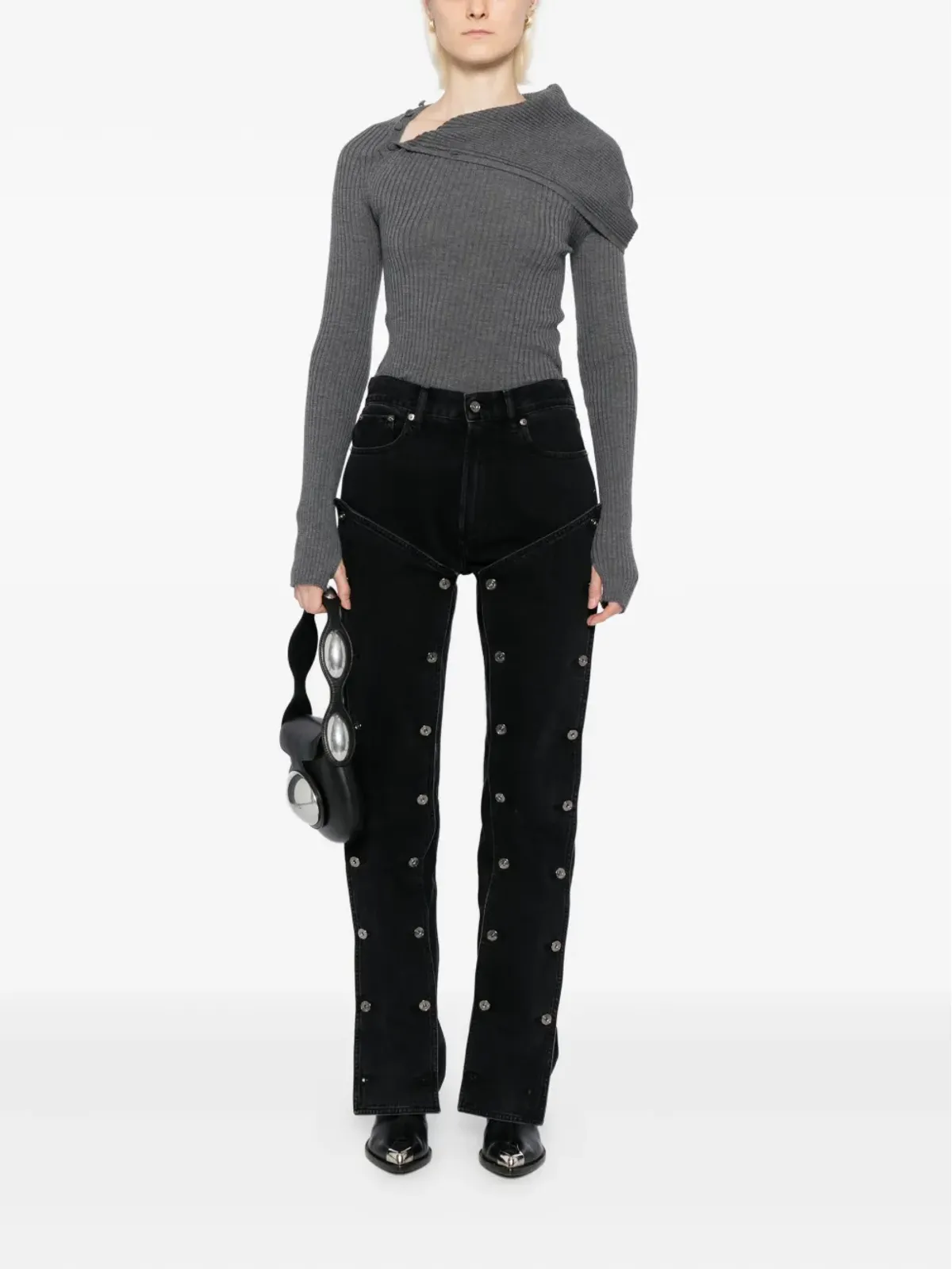 Jean Paul Gaultier ホルターネックニットトップ - 画像2