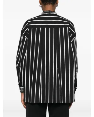 PINKO ストライプ柄レースシャツ - サムネイル4