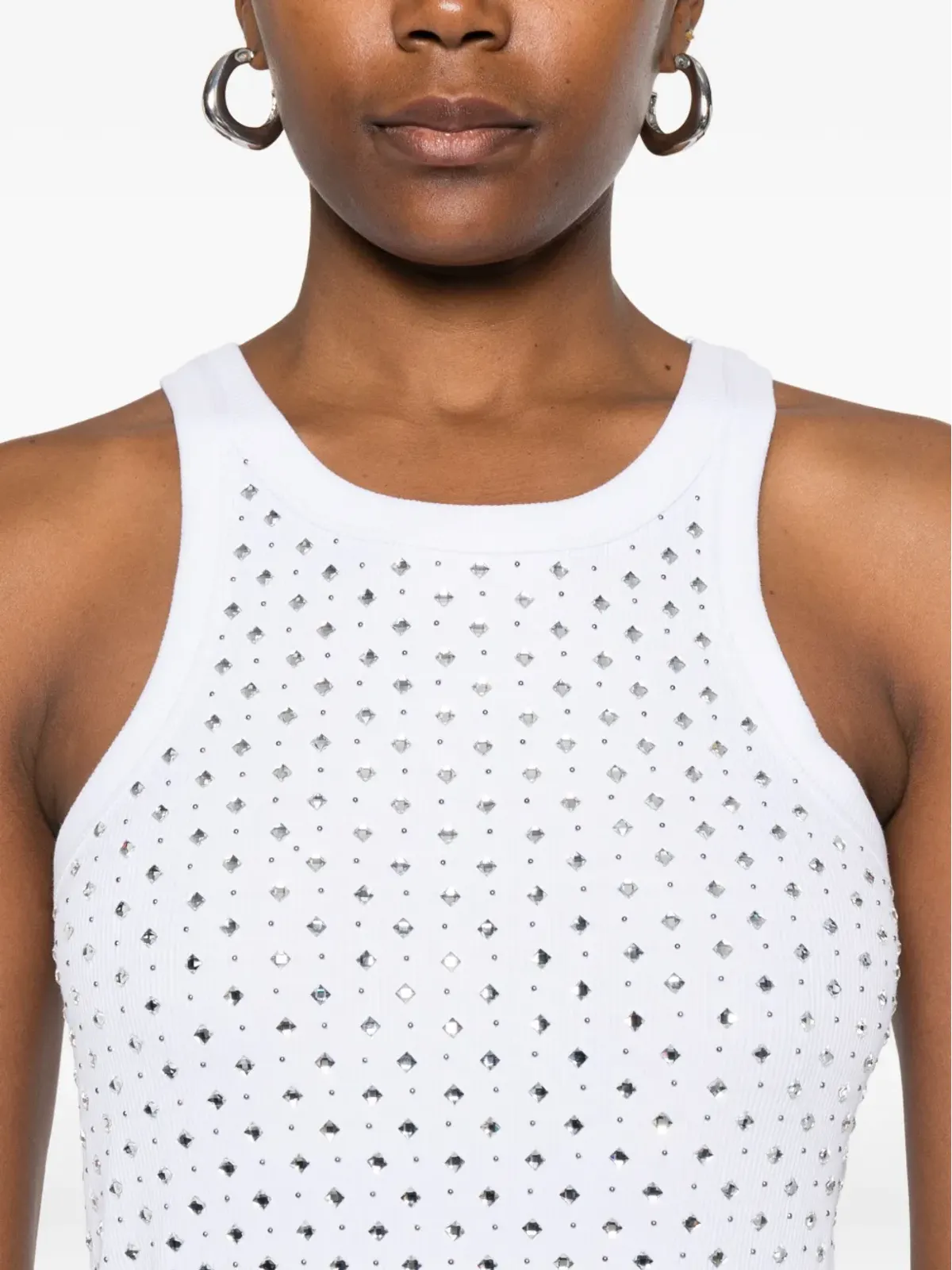 PINKO embellished sleeveless top - White - 画像5
