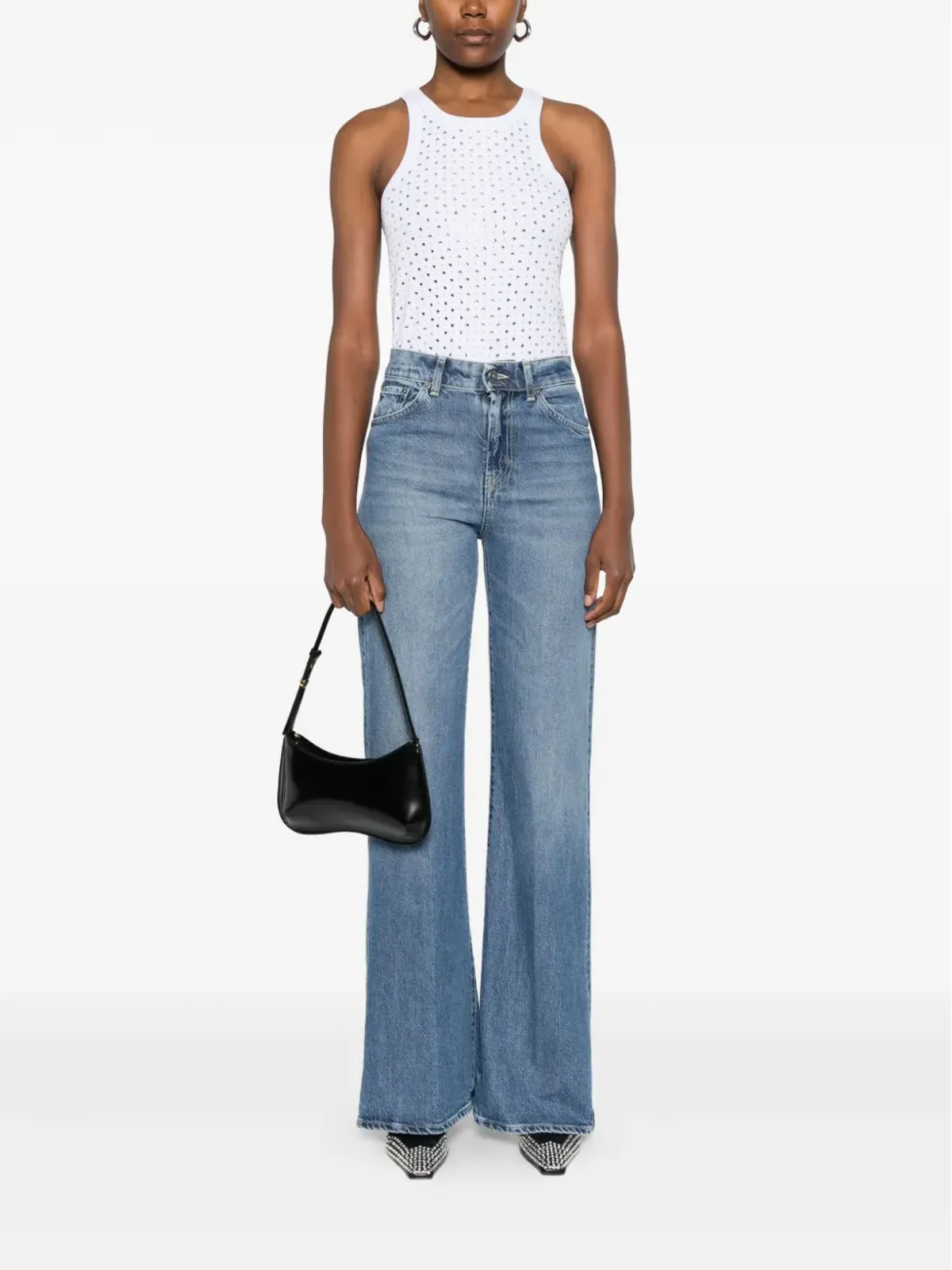 PINKO embellished sleeveless top - White - 画像2