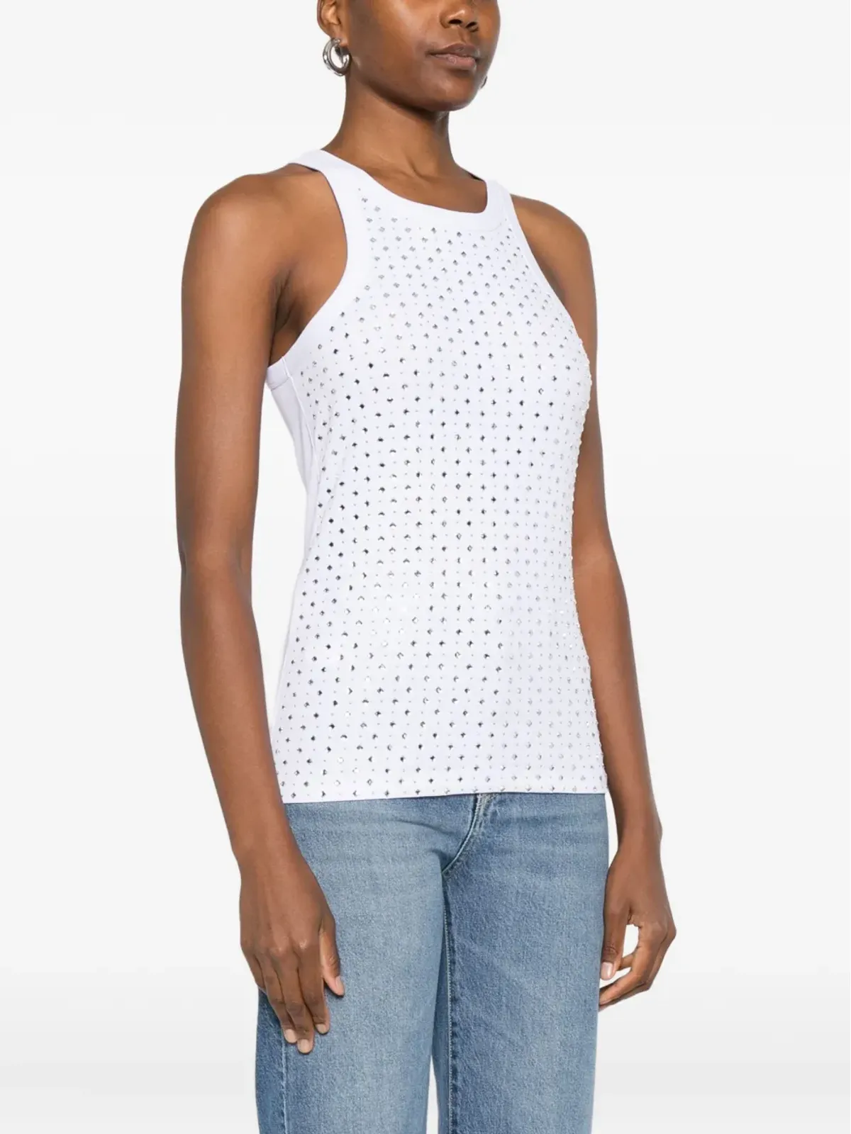 PINKO embellished sleeveless top - White - 画像3
