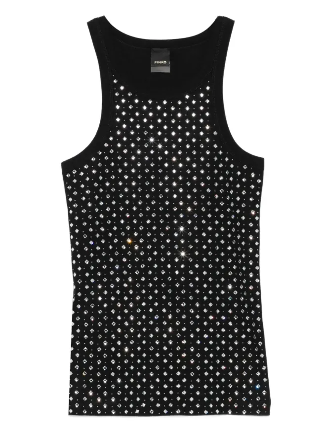 PINKO PINKO クリスタル装飾タンクトップの商品画像