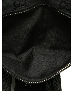 Gucci Pre-Owned GGキャンバス ダブルポケット ベルトバッグ - ブルー - サムネイル5