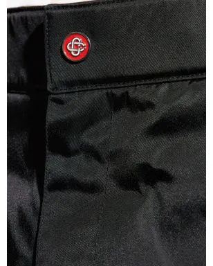 Casablanca monogram panelled trousers - Black - サムネイル5