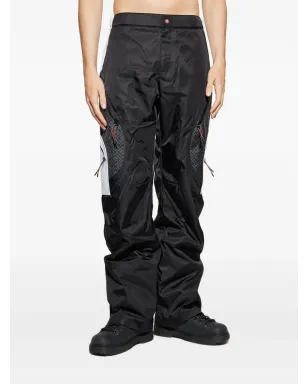 Casablanca monogram panelled trousers - Black - サムネイル3
