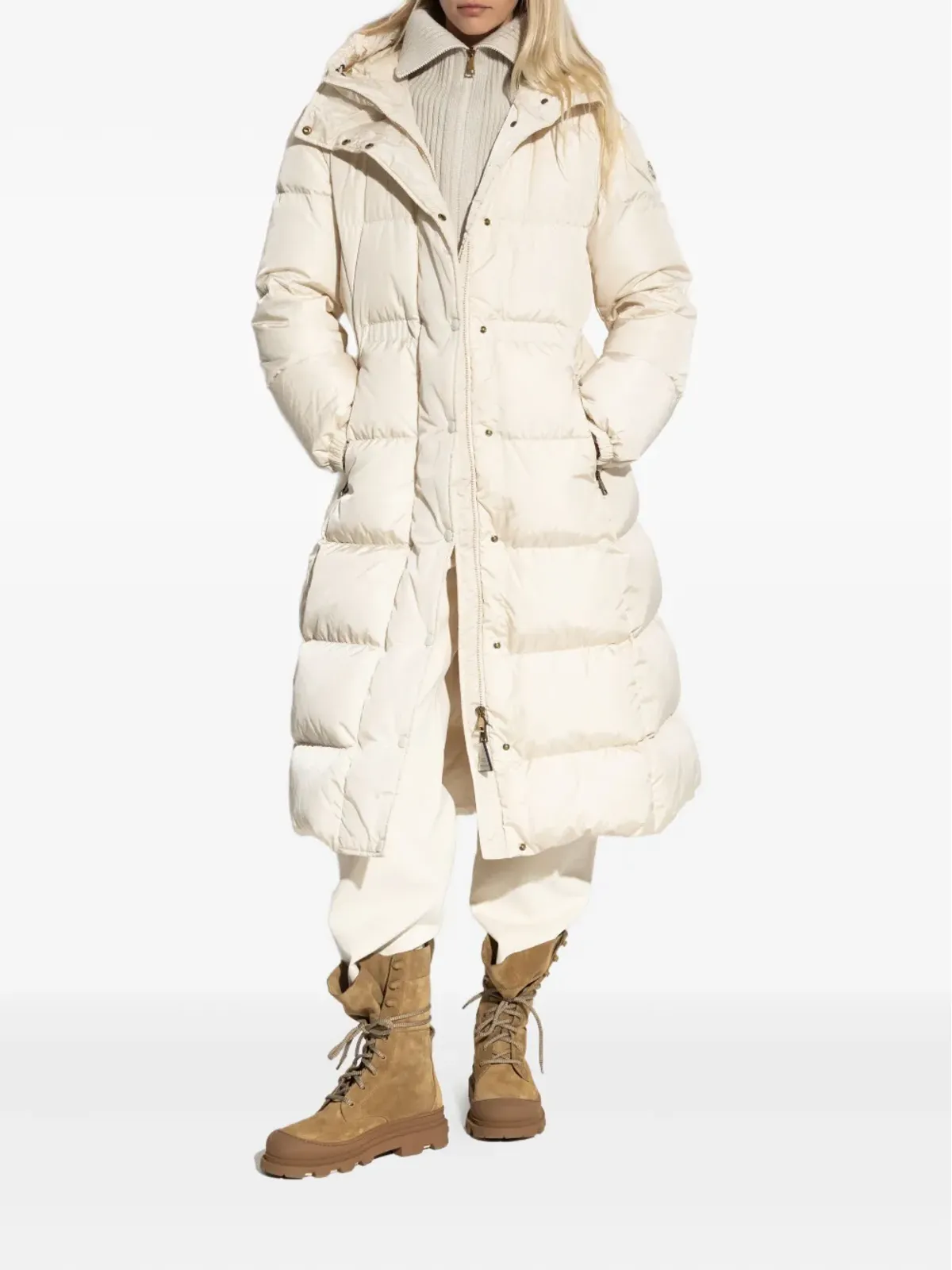 Moncler Chamer フード付きキルティングコート - 画像2