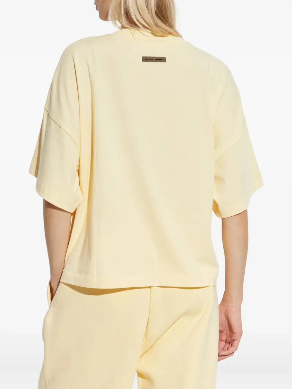 FEAR OF GOD ESSENTIALS コットンTシャツ - イエロー - 画像4