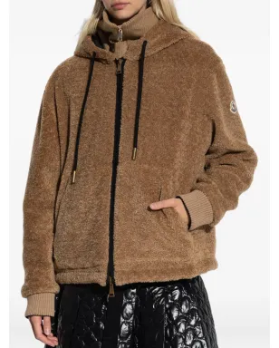 Moncler フード付きテディフリースジャケット - サムネイル3