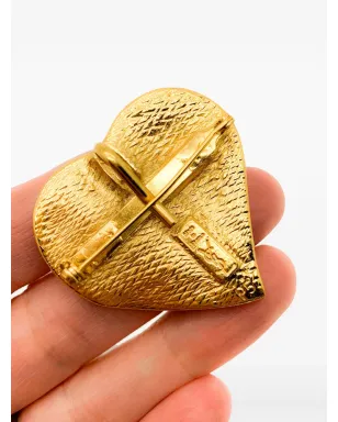 Saint Laurent Pre-Owned ハート型ペンダント - サムネイル4