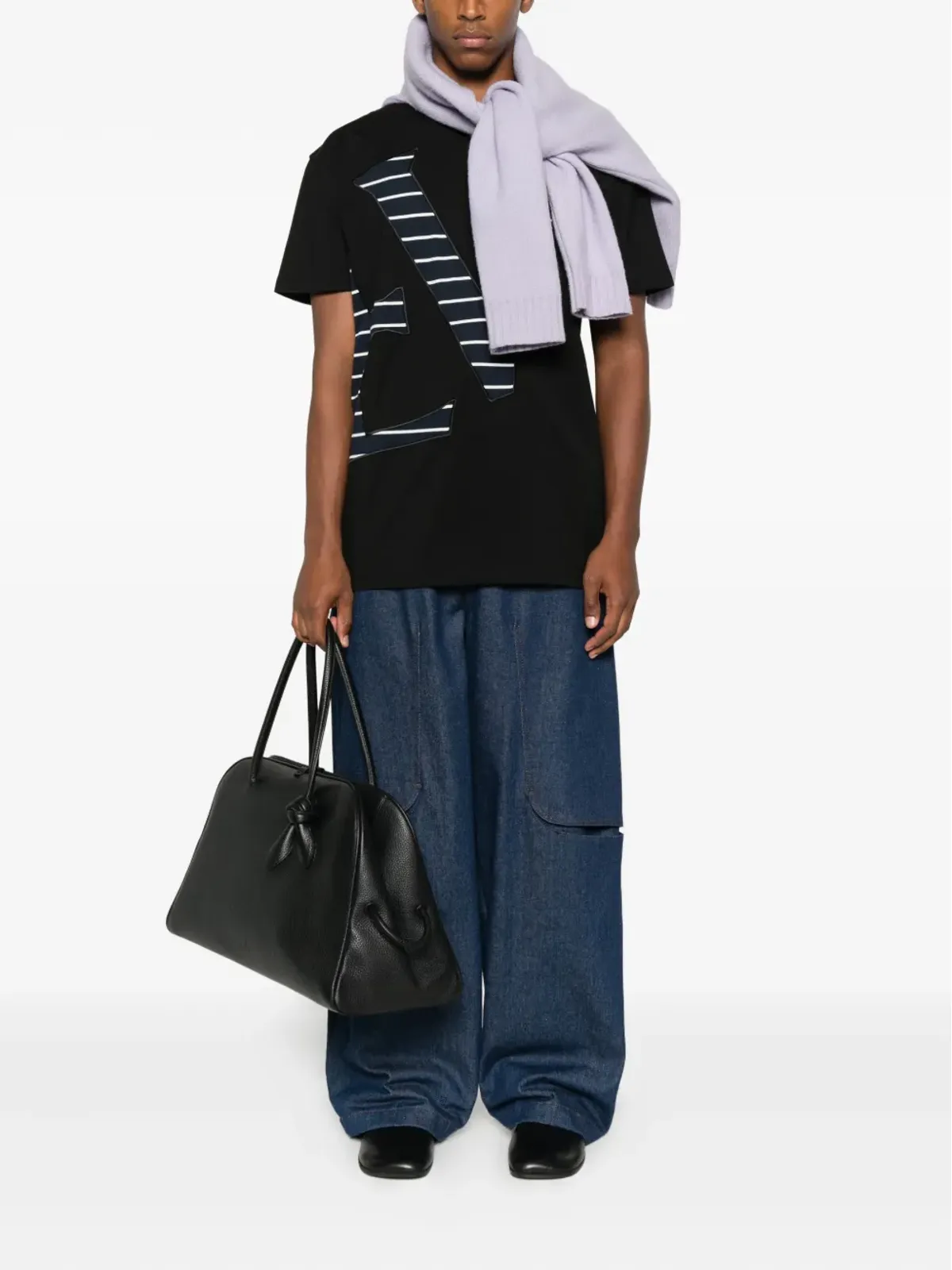 LOEWE ストライプロゴTシャツ - 画像2