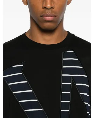 LOEWE ストライプロゴTシャツ - サムネイル4
