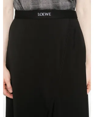 LOEWE アシンメトリック ミディスカート - サムネイル5