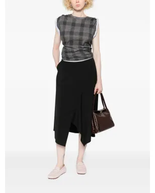 LOEWE アシンメトリック ミディスカート - サムネイル2