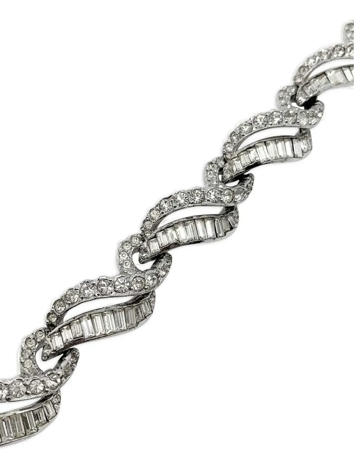 Jennifer Gibson Jewellery 1950年代 Maer クリスタル装飾 ブレスレット - 画像4