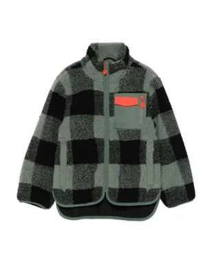 Stella McCartney Kids チェック柄フリースジャケット - サムネイル1
